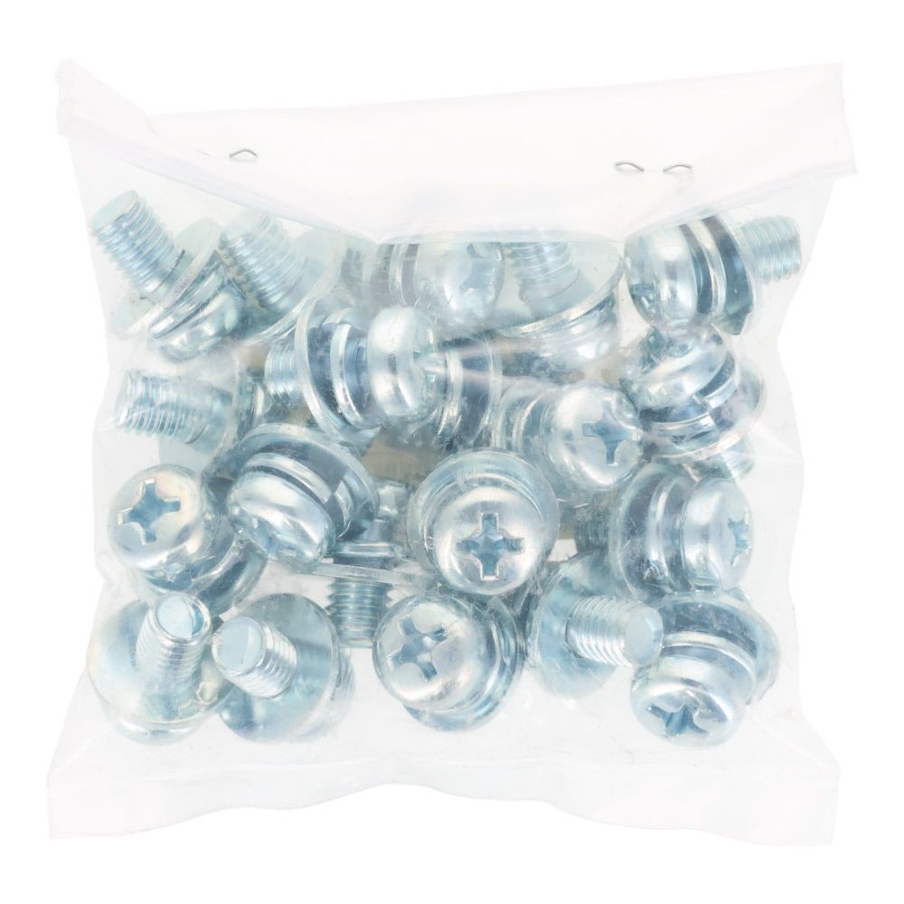 ユニクロ　座金組込ねじ　Ｐー３　Ｍ８&times;１５　２０個入り, ねじ, M8&times;15