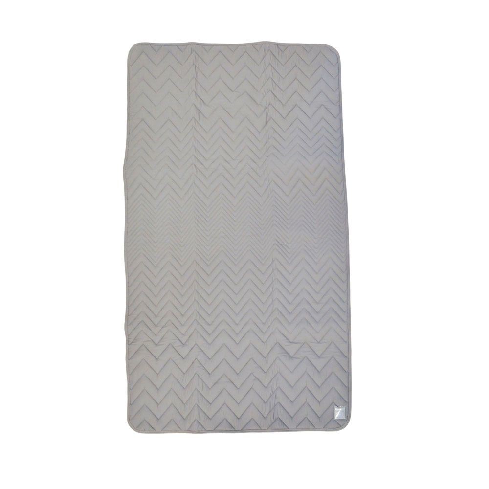 除湿シート入り　しっかり支えるベッドパッド　セミダブル　約１２０&times;２００ｃｍ　グレー, グレー, セミダブル