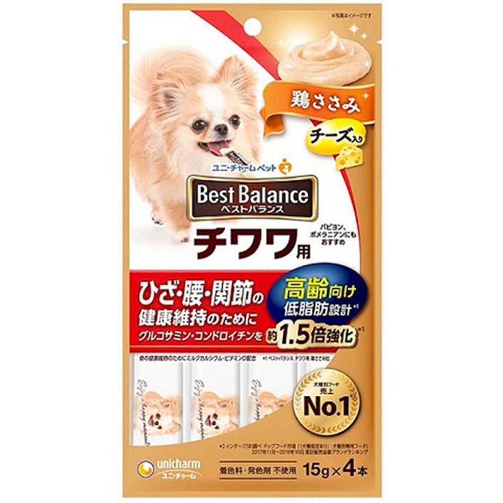 ユニチャーム　ベストバランス　チワワ　高齢　15ｇ4本, その他カラー１, その他サイズ１