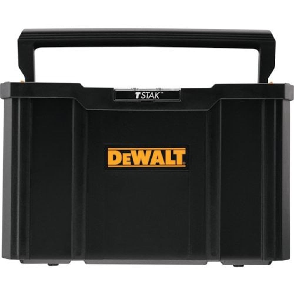 DEWALT/デウォルト システムツールボックス TSTAK ティースタックミルクボックス DWST17809, 黒/黄, DWST17809
