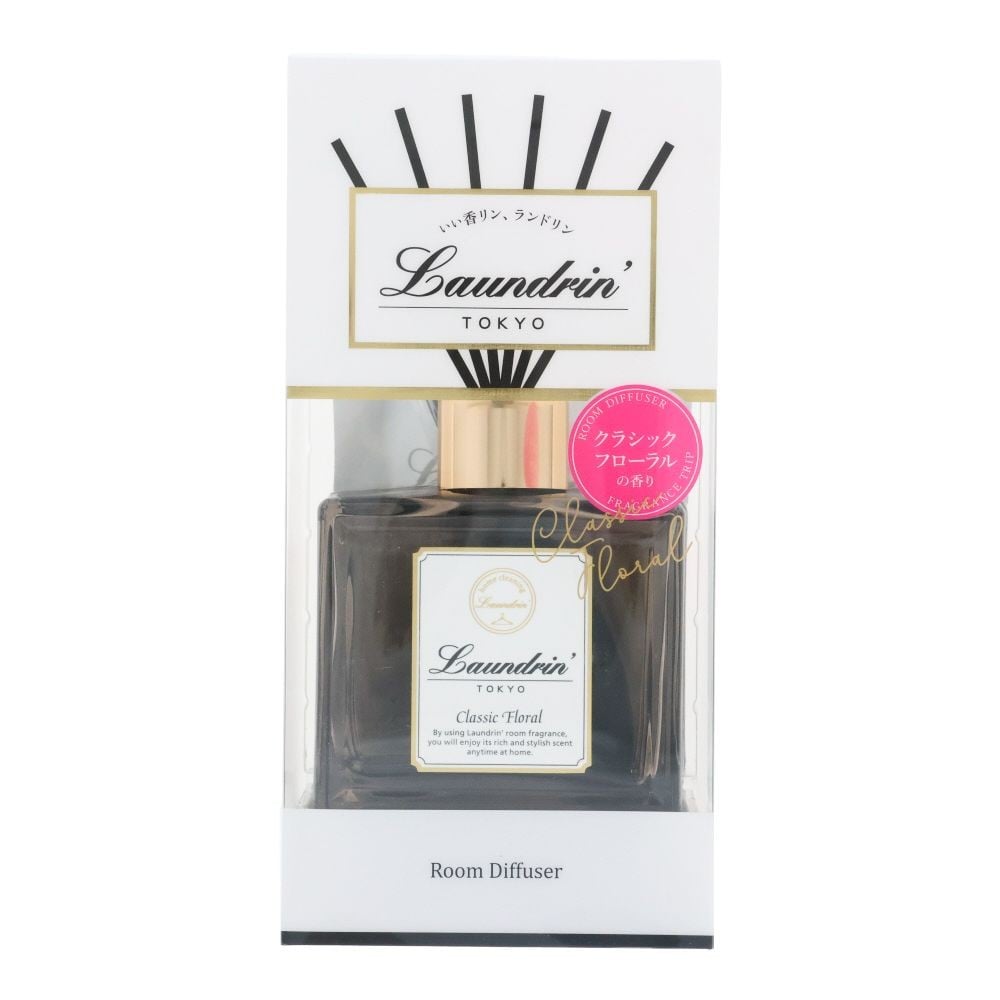 ランドリン　ルームディフューザー　クラシックフローラル, クラシックフローラル, 80ml