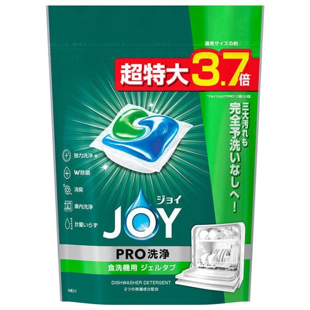 ジョイ　ジェルタブ　W除菌　食洗機用洗剤 　４８個, ジェルタブ, 48個