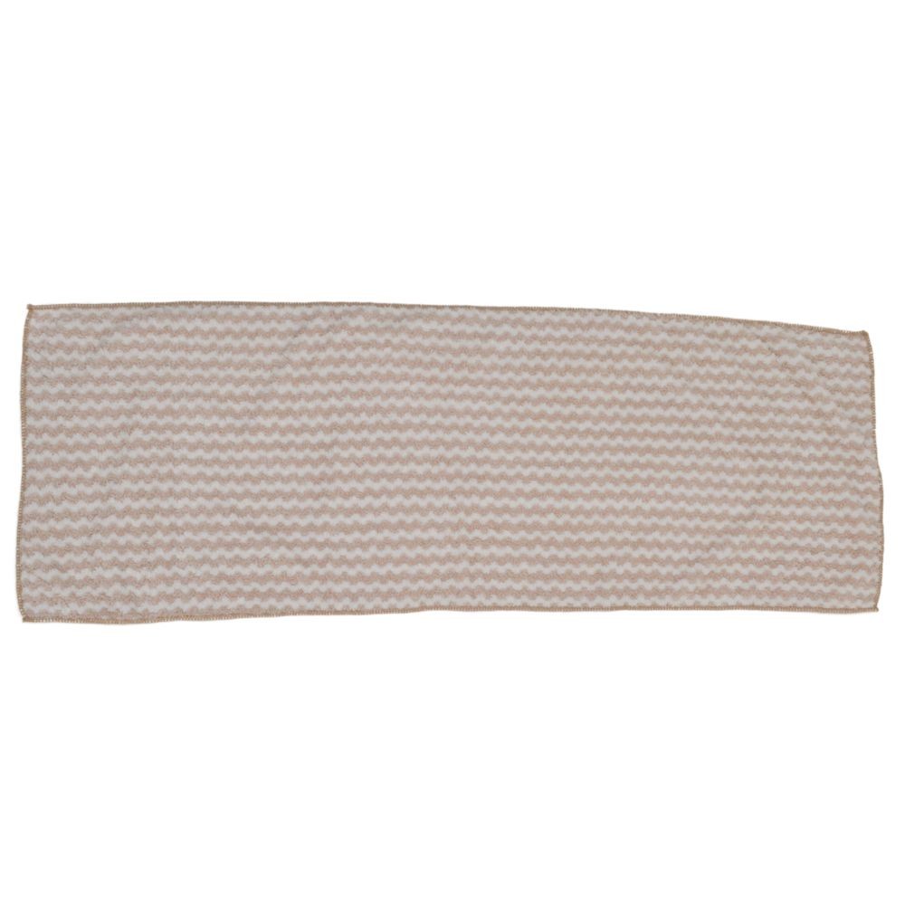 ●吸水速乾マイクロファイバータオル２枚組　ベージュ, ベージュ, 120mm&times;170mm&times;120mm