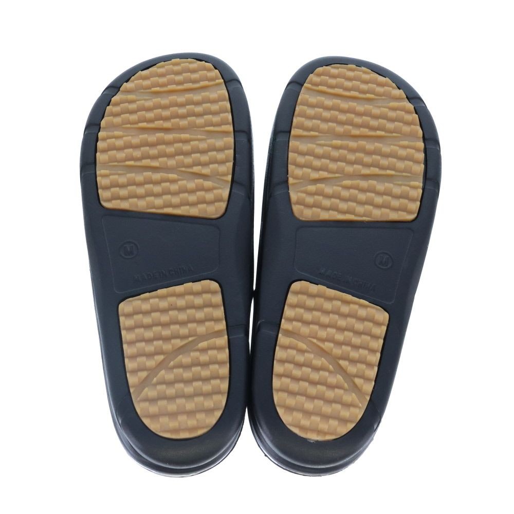 紳士　ＢＭ防滑高弾力　シャワーサンダル　ＢＫＧＹ　Ｍ, ブラック&times;グレー, Mサイズ