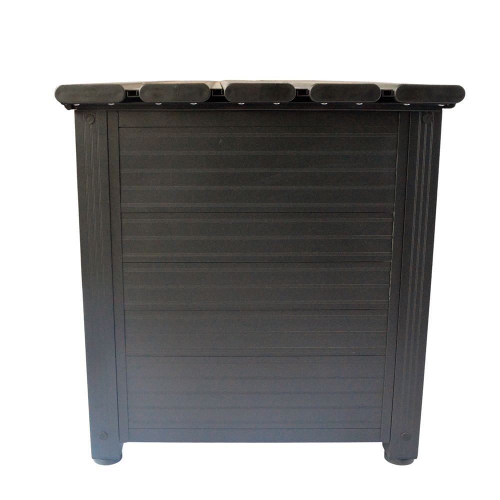 サイレントベンチストッカー　幅120&times;奥行45&times;高さ48ｃｍ　１２０４５４９, ブラック, 1200&times;450&times;490mm