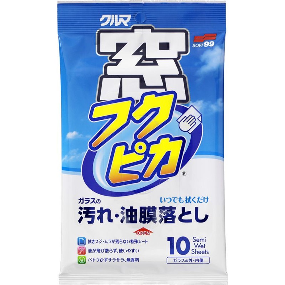 窓フクピカ, シートクリーナー, 10枚入り