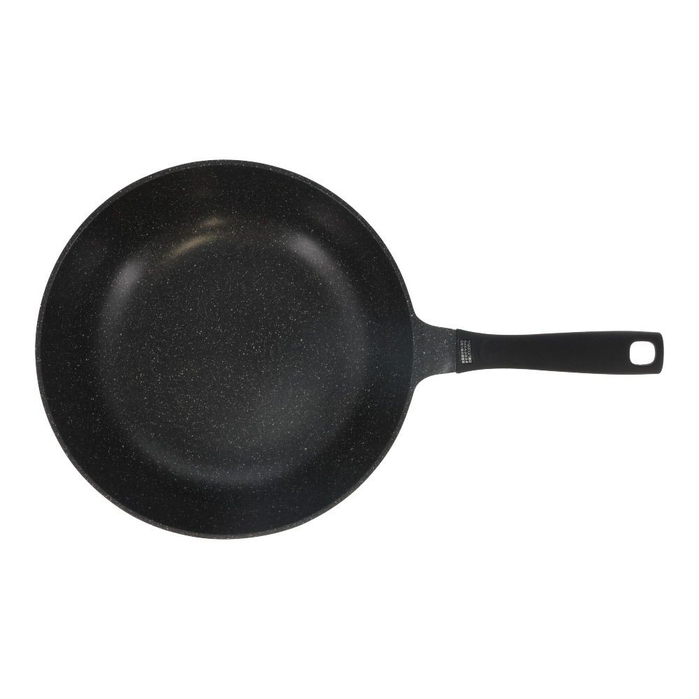 ウィザ WIZ'A　めちゃ軽！超軽量いため鍋　２８ｃｍ, ブラック, 28cm