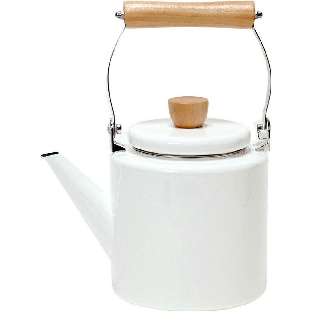 ホーローケトル　2．4Ｌ, ホワイト, 2.4L