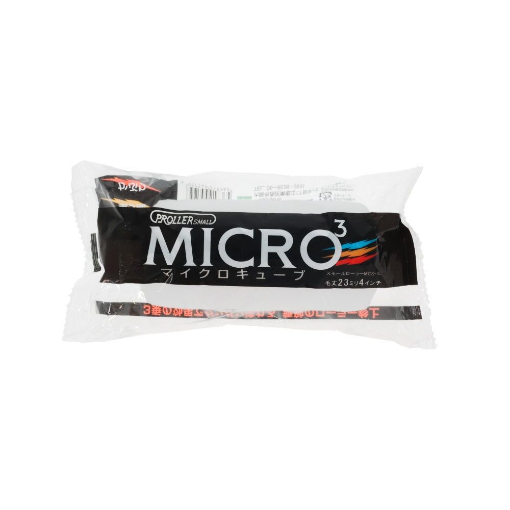 スモールローラーMICRO3（長毛）4R 23mm, ホワイト, 4インチ