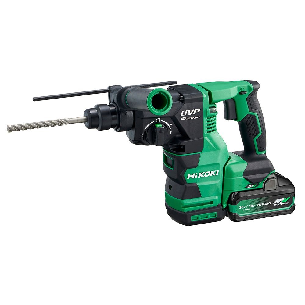ハイコーキ　HIKOKI ３６Ｖロータリハンマ（蓄電池２個、充電器付き） DH3628DA (2WPZ), グリーン, DH3628DA (2WPZ)