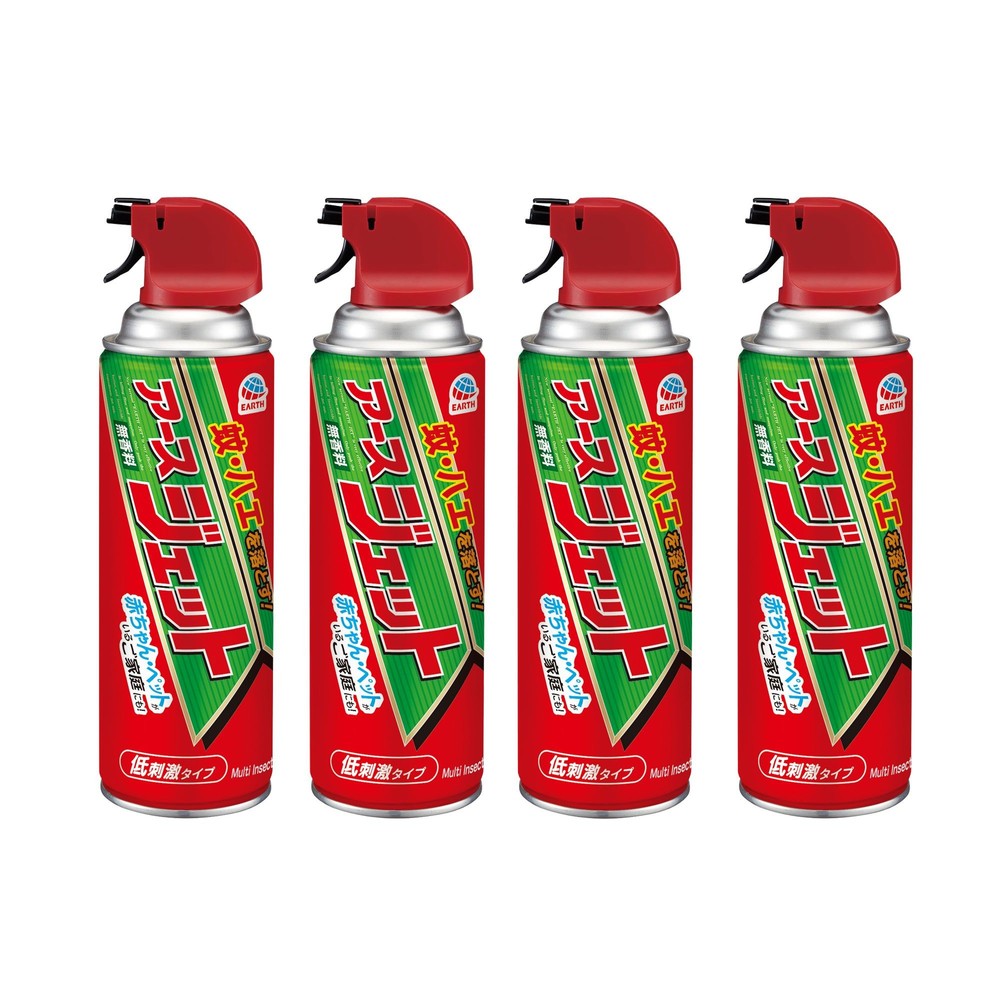 アース　アースジェット　４５０ｍｌ&times;４本, ハエ・蚊用, 450ml&times;4本
