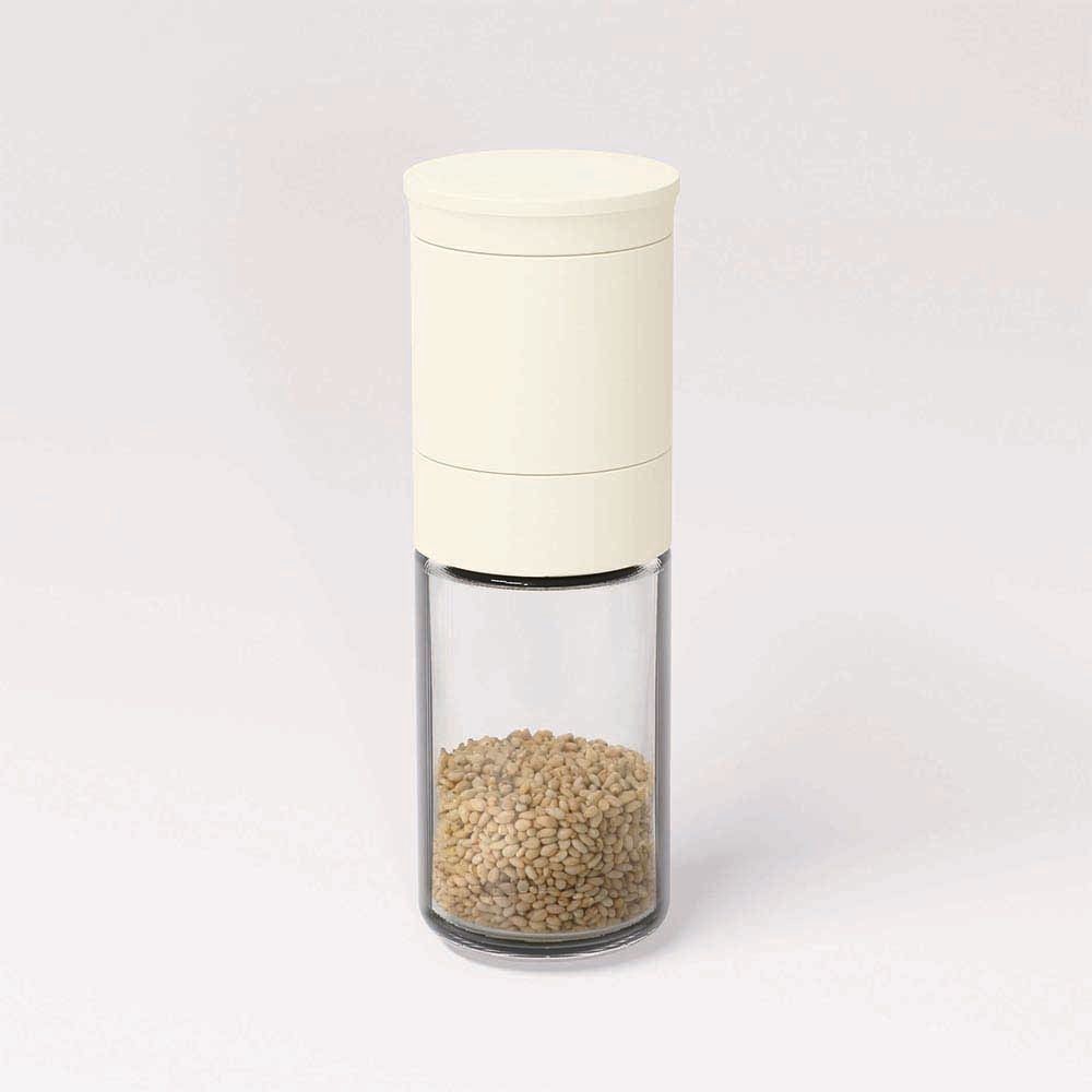 川崎 KAWASAKI ゴマミル セラミック刃 調整式 MI-042, ホワイト, MI-042