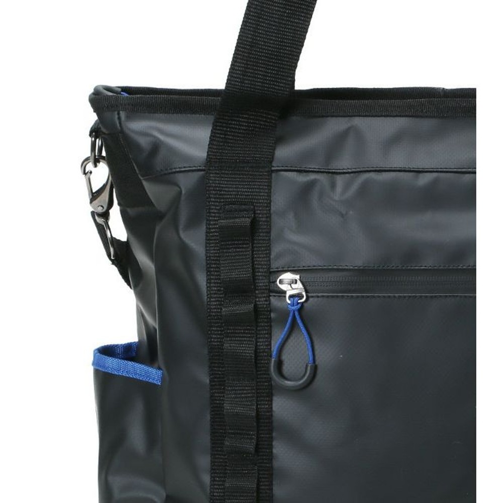 防水生地を使ったトートバッグ　Ｔ15, ブラック, 約20Ｌ
