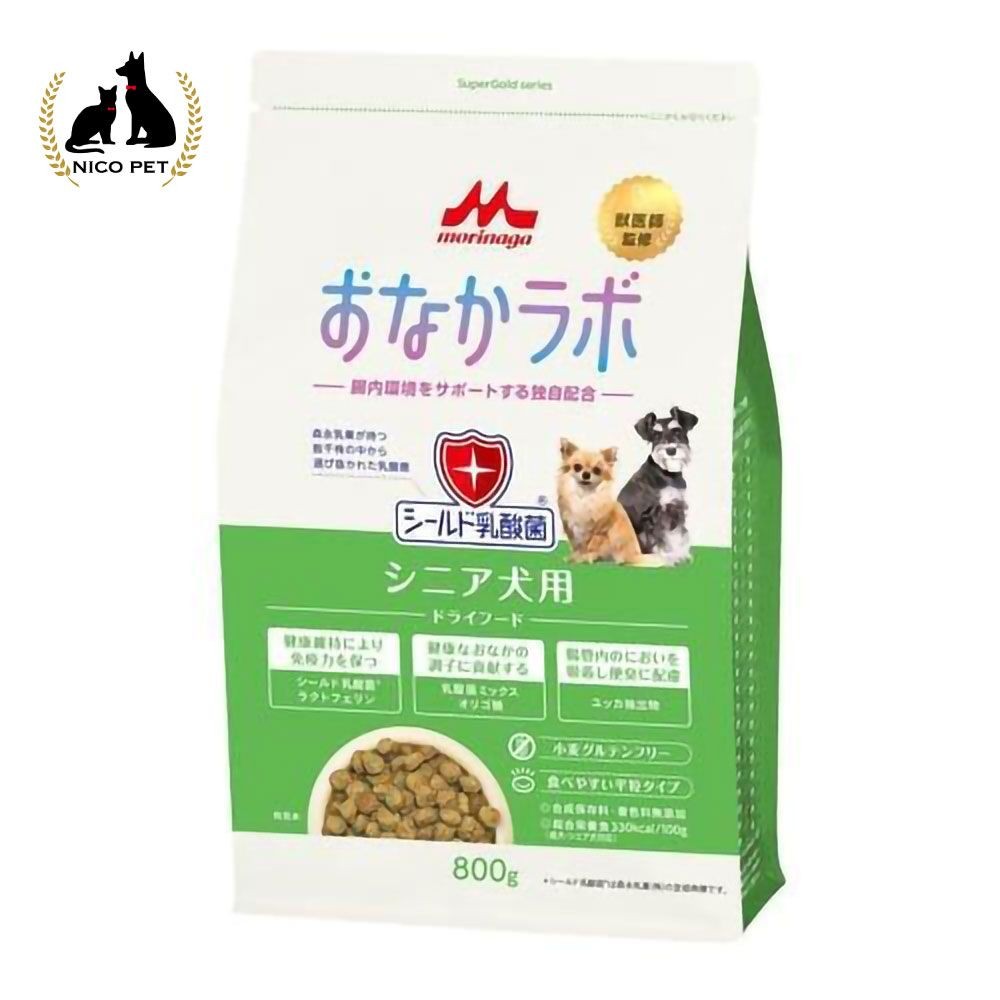 森乳 スーパーゴールド おなかラボ シニア犬用 800g, シニア犬用, 800g