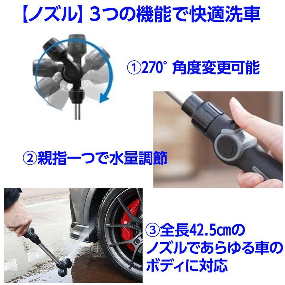 グリーンライフ 洗車ホースリール15ｍ G-EVO SPR-GEY15, ブラック, 幅235mm&times;奥行325mm&times;高さ340mm
