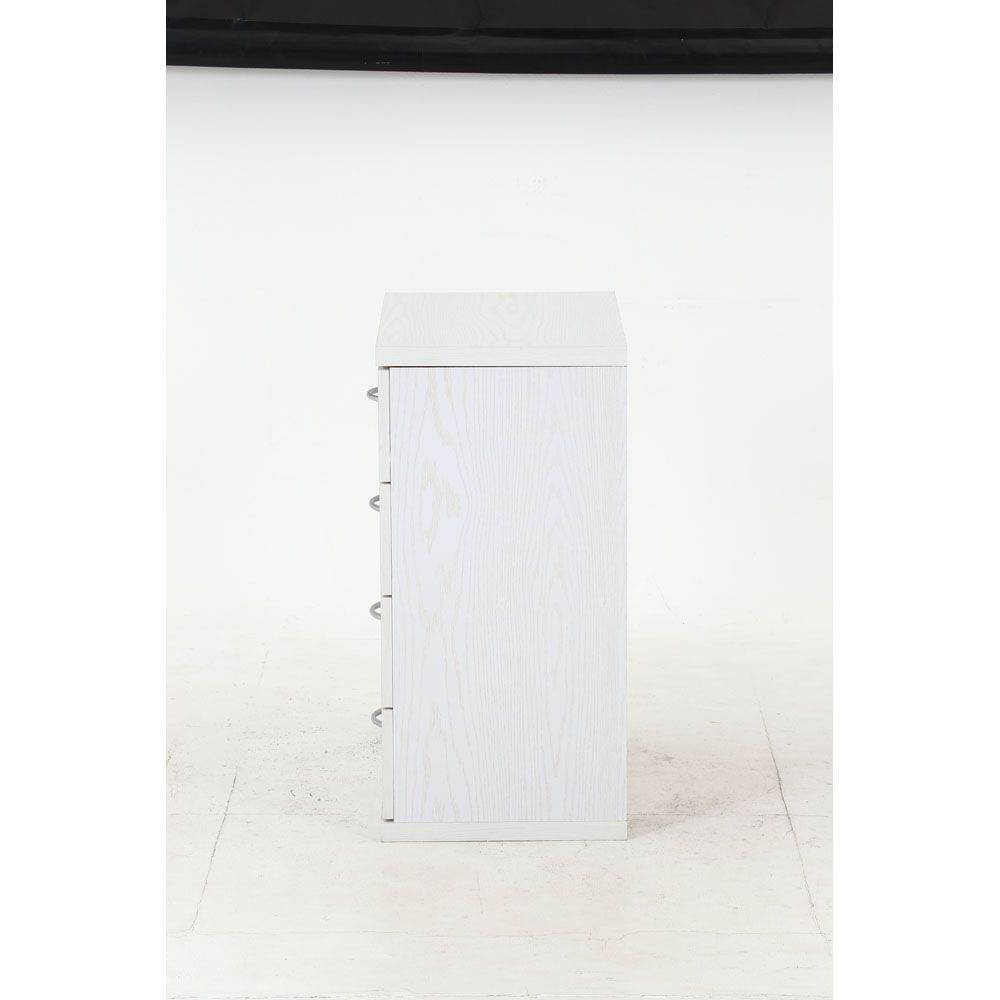 不二貿易 ラルゴ　チェスト　オークＷＨ【メーカー直送・代引不可】, ホワイト, 幅600mm&times;奥行415mm&times;高さ800mm