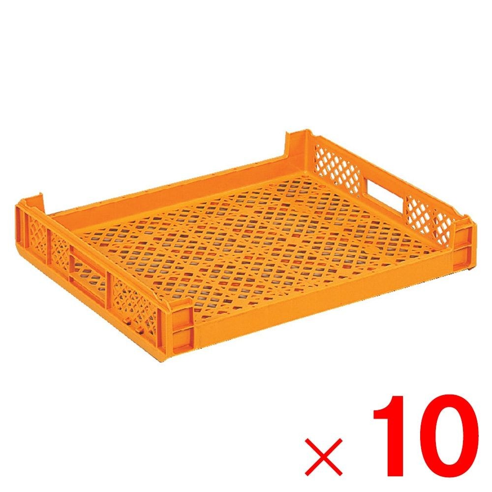 サンコー サンテナー D#30 オレンジ 103009-00 &times;10個セット【メーカー直送・代引不可】【法人限定】, オレンジ, 10P