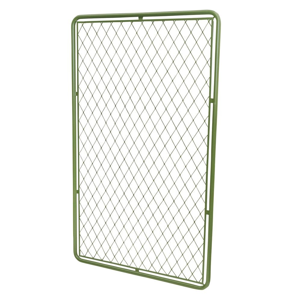 カスタムフェンス オリーブグリーン 幅９０ｃｍ&times;２５．４&Phi;, オリーブグリーン(90), 90cm