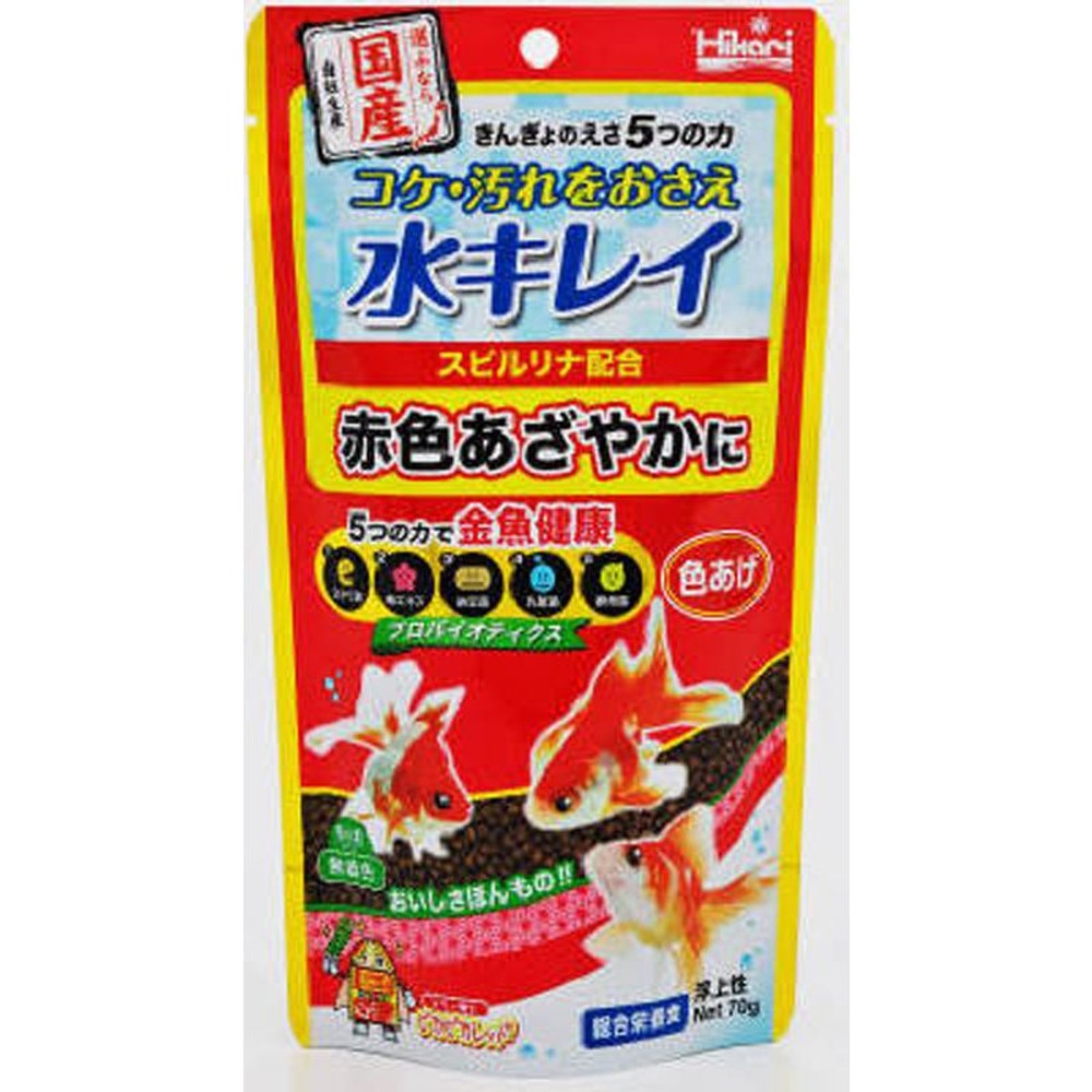 キョーリン　きんぎょのえさ5つの力　色あげ　70ｇ