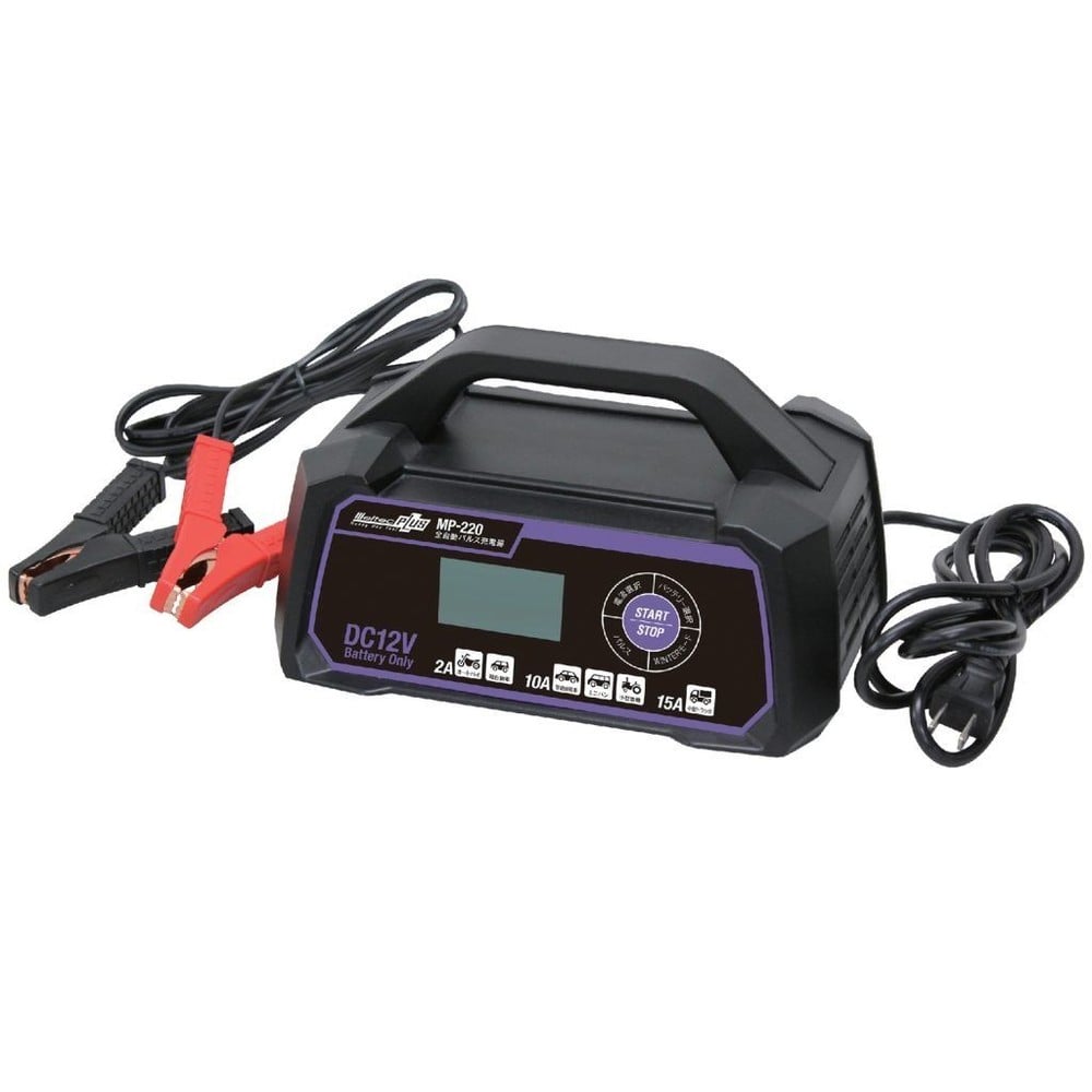 大自　パルス充電器　ＤＣ12Ｖ　15Ａ　ＭＰー220, ブラック, DC12V