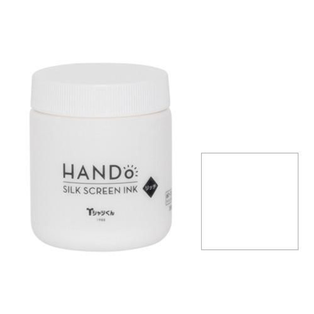 Tシャツくん シルクスクリーンインク リッチ 300g しろ (101114391) ホリゾン HANDo, しろ, リッチ 300g 