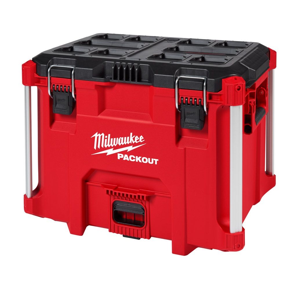 Milwaukee PACKOUT/パックアウト ツールボックス（XLサイズ）48-22-8429, レッド, XLサイズ