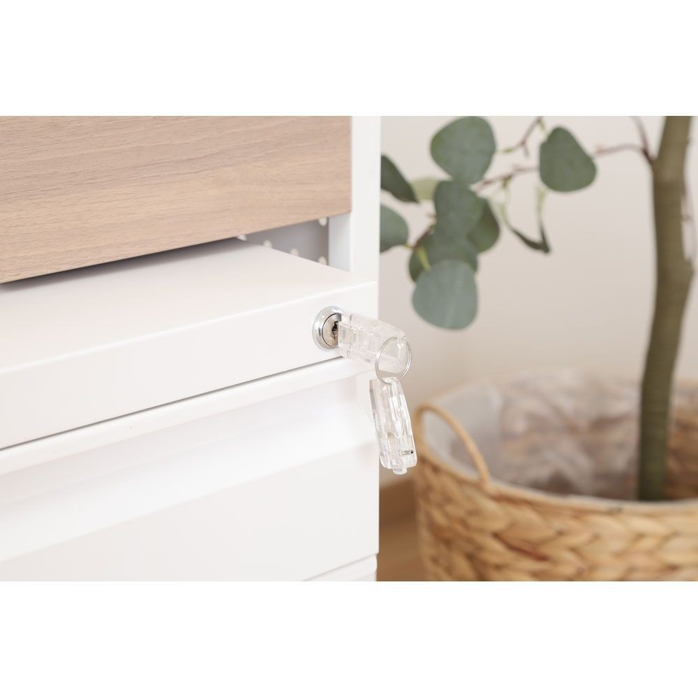 不二貿易 カプリス　インキャビネットＷＨ【メーカー直送・代引不可】, ホワイト, 幅390mm&times;奥行440mm&times;高さ600mm