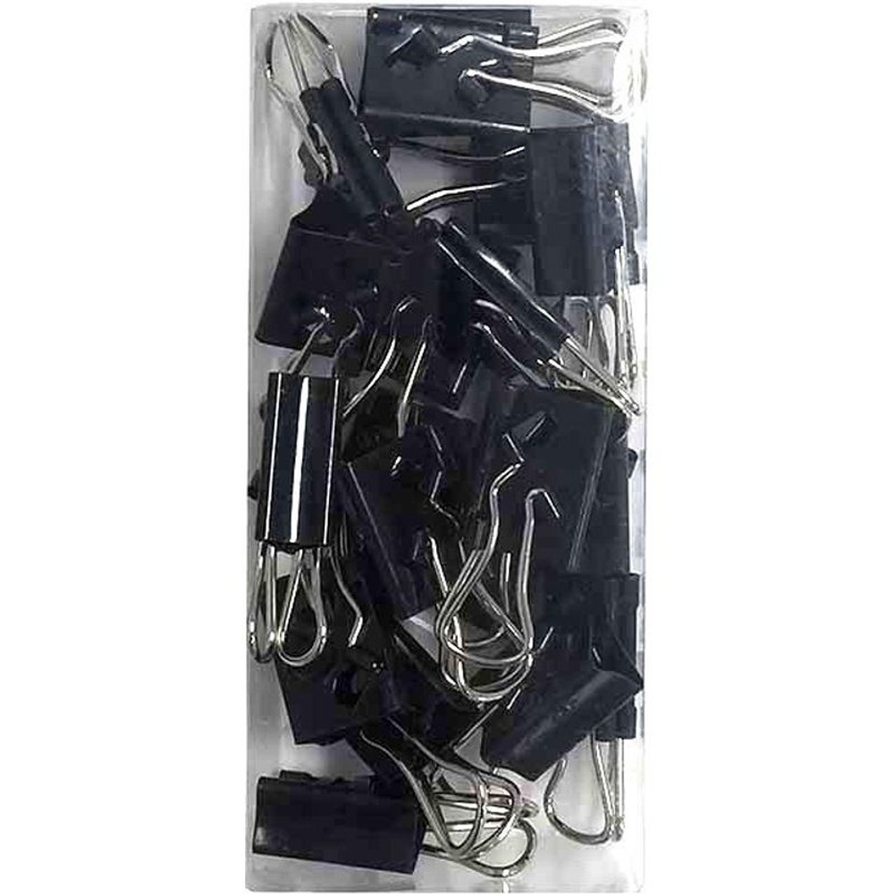 サイドレバークリップ　箱売り, 黒（中）, 中