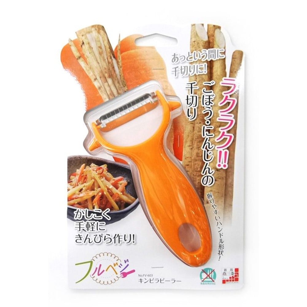 フルベジ　キンピラピーラー, オレンジ, 1個入り
