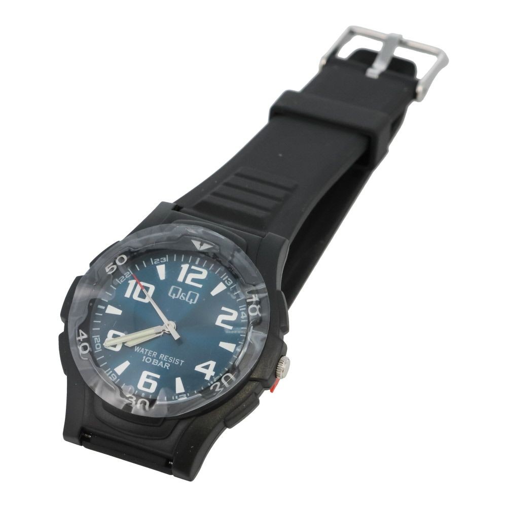 シチズン時計　Ｑ＆Ｑ　腕時計, ブラック&times;メタルブルー, &phi;40mm