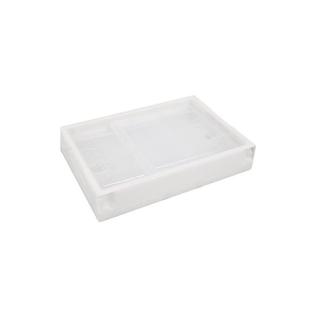 折りたたみコンテナ　クリア, クリア（小）, 小