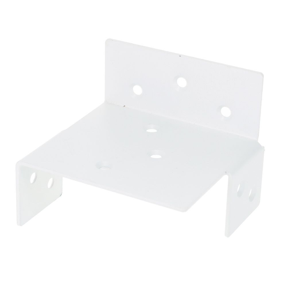 DAIDOHANT 2&times;4サポート 柱脚金物 タイプ1 24-C-WH, ホワイト, 1個入り