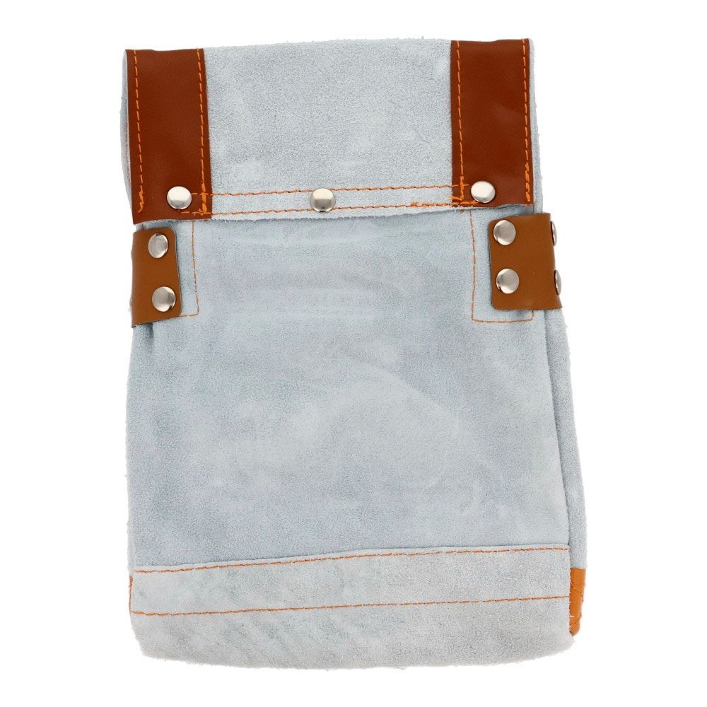 ウイザ WIZ'A 　皮製釘袋　仮枠小　補強付グレー, グレー, 仮枠小