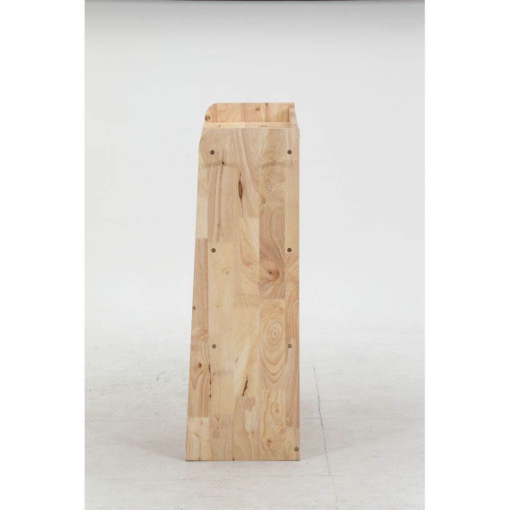 不二貿易 ＮＳ　壁面収納ユニット　トップ３段シェルフ【メーカー直送・代引不可】, ナチュラル, 幅700mm&times;奥行340mm&times;高さ1000mm