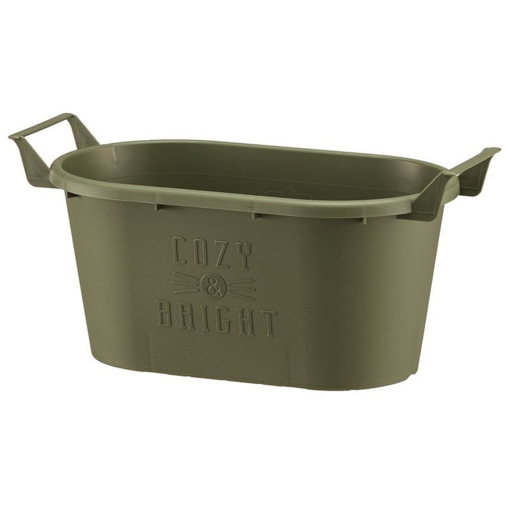 グロウコンテナ　オーバル２５型, グリーン, 25型