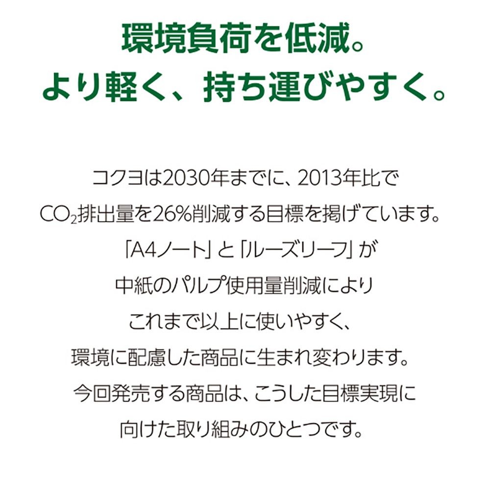 キャンパスルーズリーフ(さらさら書ける)A罫 A4 50枚, A罫, A4