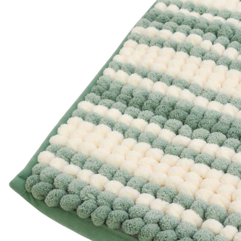 ウィザ WIZ'A 超吸水ボリュームバスマット　約５０×７５ｃｍ, ブルー, 50×75cm