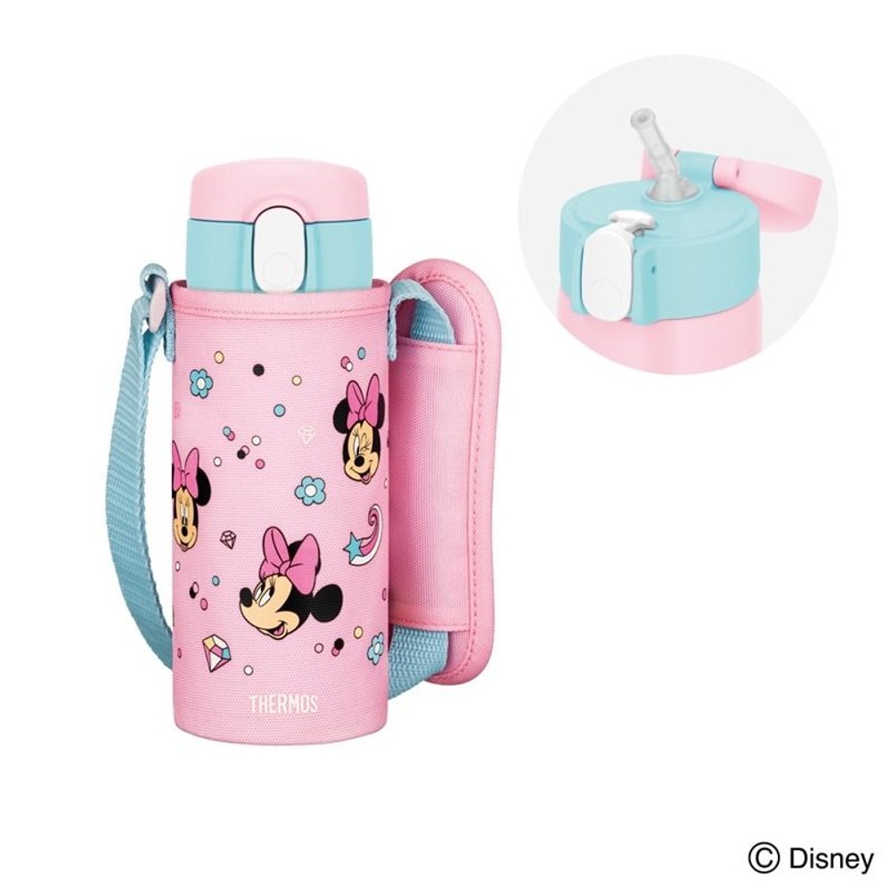 サーモス　真空断熱ストローボトル　ＦＪＶー４００ＦＤＳ　ＰーＢＬ, ピンクブルー, 410ml