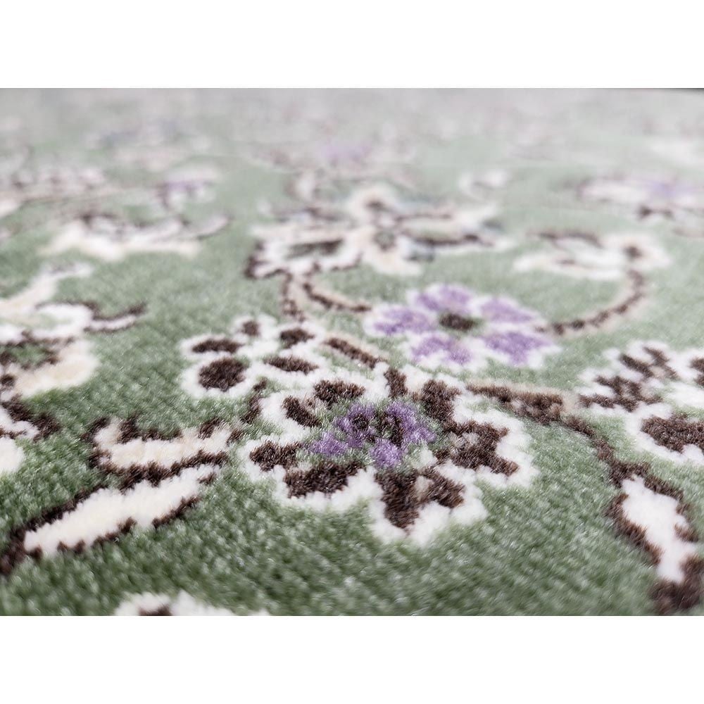 防炎・洗える・抗菌防臭・床暖房対応 240&times;330cm 国産モケットラグ ARI グリーン, グリーン, 240&times;330cm