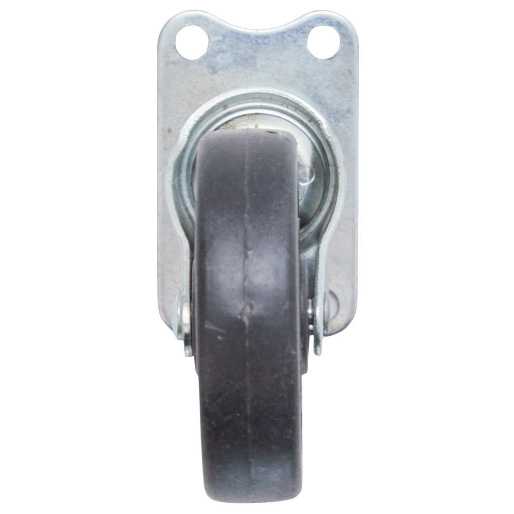 樹脂製　平台車　自在キャスター　７５ｍｍ, ブラック, 1個入り