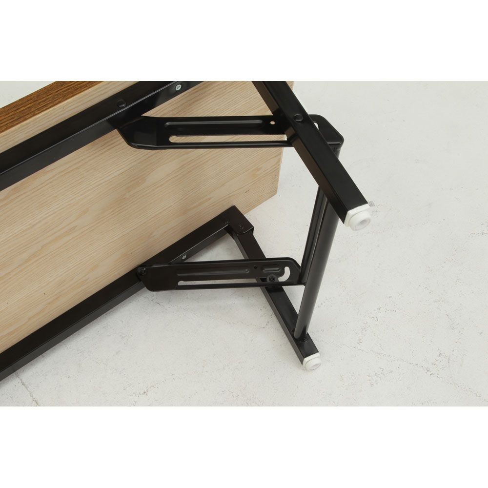 不二貿易 会議テーブル　ロー　ＹＳＦー７６５０　Ｍ３２＃【メーカー直送・代引不可】, ナチュラル, 幅1800mm&times;奥行450mm&times;高さ330mm