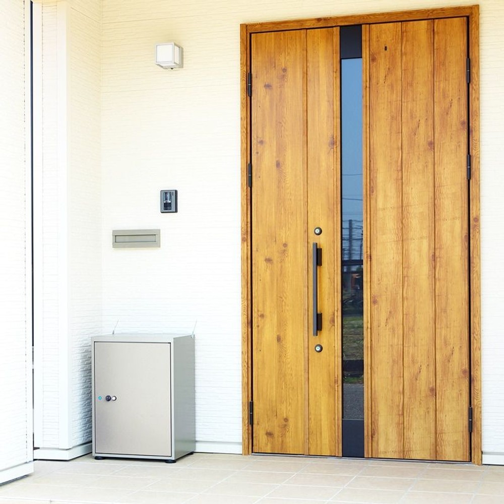 宅配ボックスレシーボ3465（ＴＧＹ）【メーカー直送・代引不可】, チタングレー, TR-3465