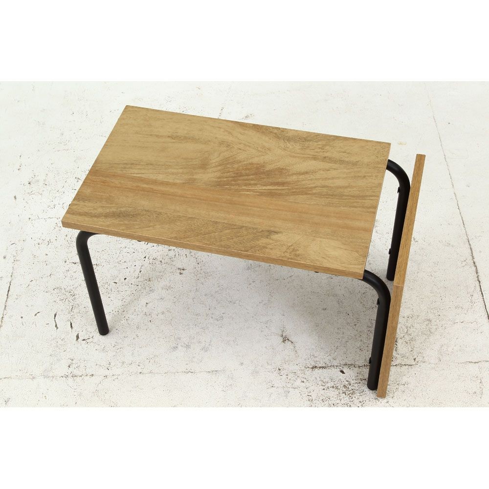 不二貿易 ＥＺＢＯ　２ＷＡＹテーブル（小）　ＮＡ【メーカー直送・代引不可】, ナチュラル, 幅300mm&times;奥行315mm&times;高さ535mm