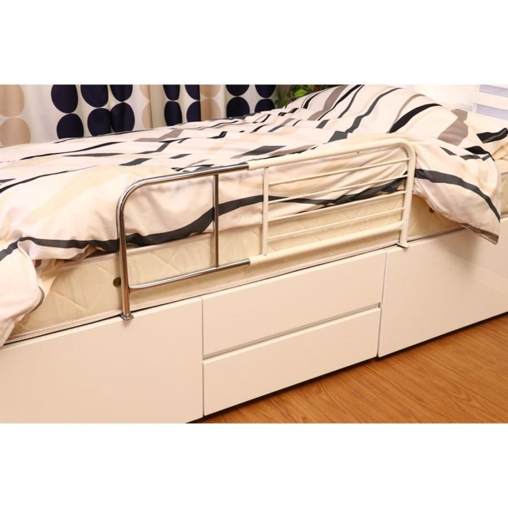 不二貿易  スライドベッドガード　（横伸縮） 【メーカー直送・代引不可】, ホワイト, (WH)