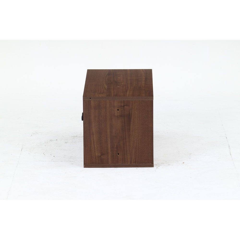 不二貿易 ＥＺＢＯ　コネクトボックス　扉付き　ＭＢＲ【メーカー直送・代引不可】, ブラウン, 幅600mm&times;奥行320mm&times;高さ310mm