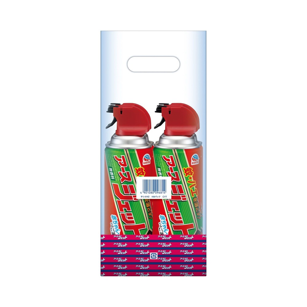 アース　アースジェット　４５０ｍｌ&times;４本, ハエ・蚊用, 450ml&times;4本