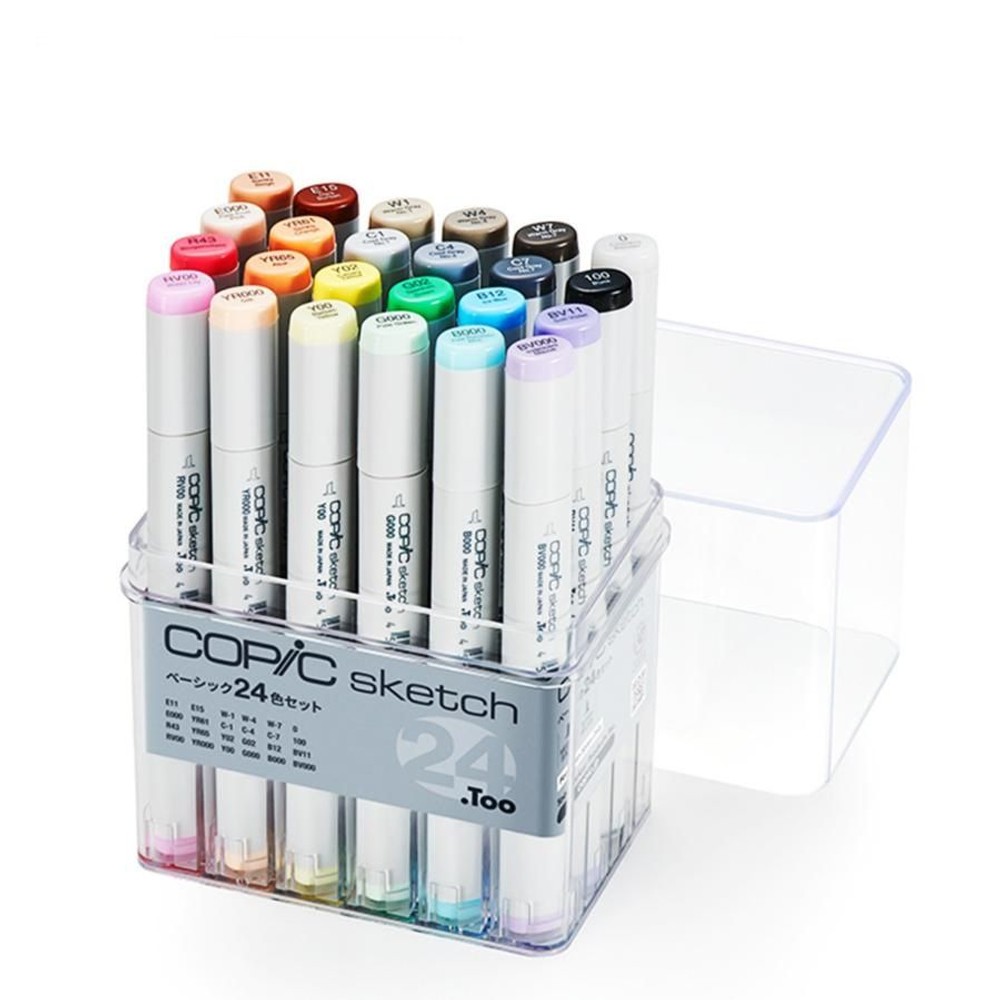 コピックスケッチ ベーシック 24色セット 12502082, ベーシック 24色セット, コピックスケッチ セット
