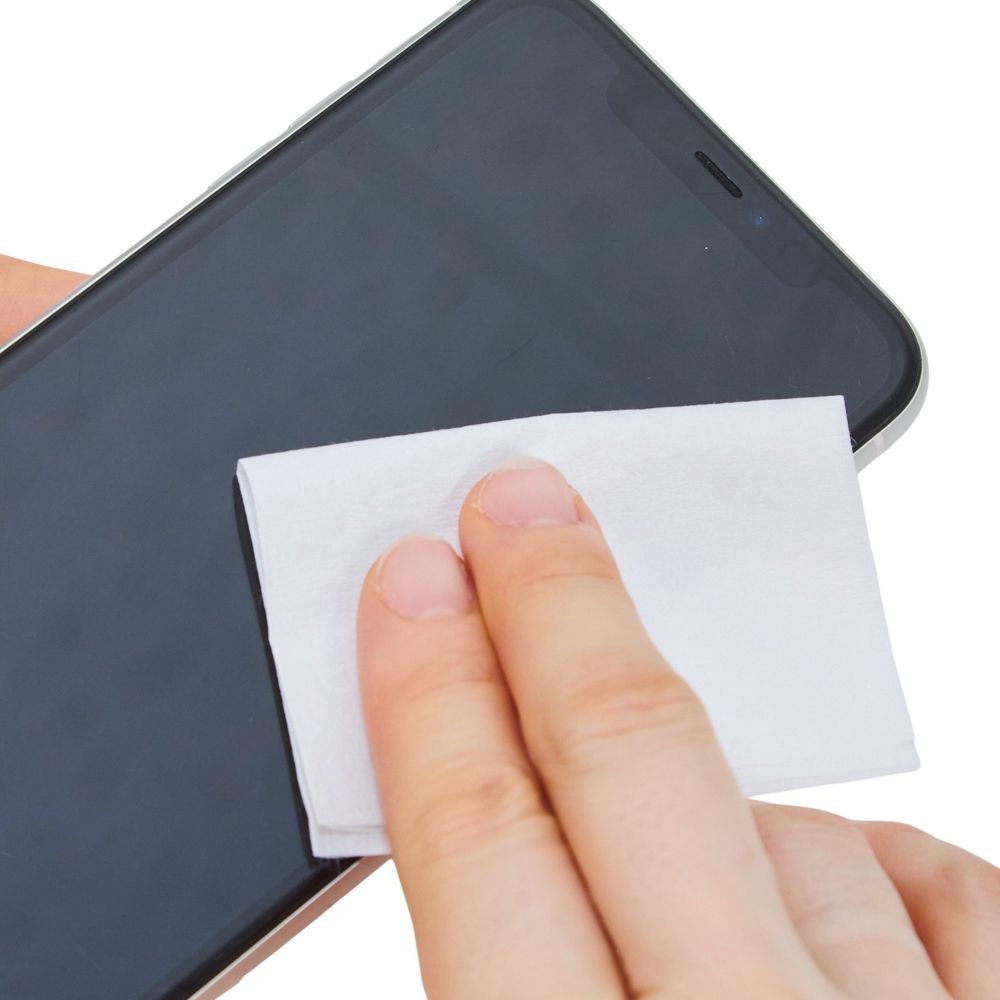 ウィザ WIZ'A 拭き跡が残りにくいメガネクリーナー　40包入, 使い捨て, 40包入