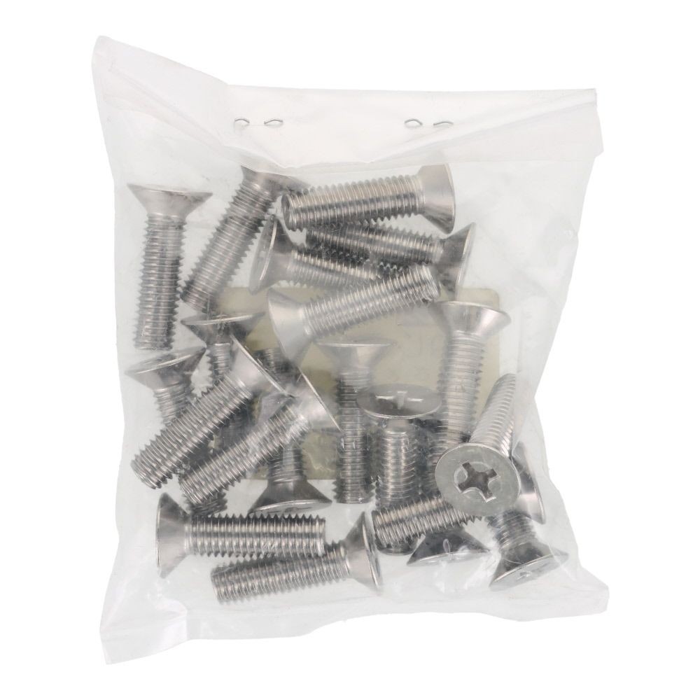 ＯＨＳＡＴＯ　ステンレス　小ねじ　皿　Ｍ８&times;３０　２０入, ステンレス, 20個入り