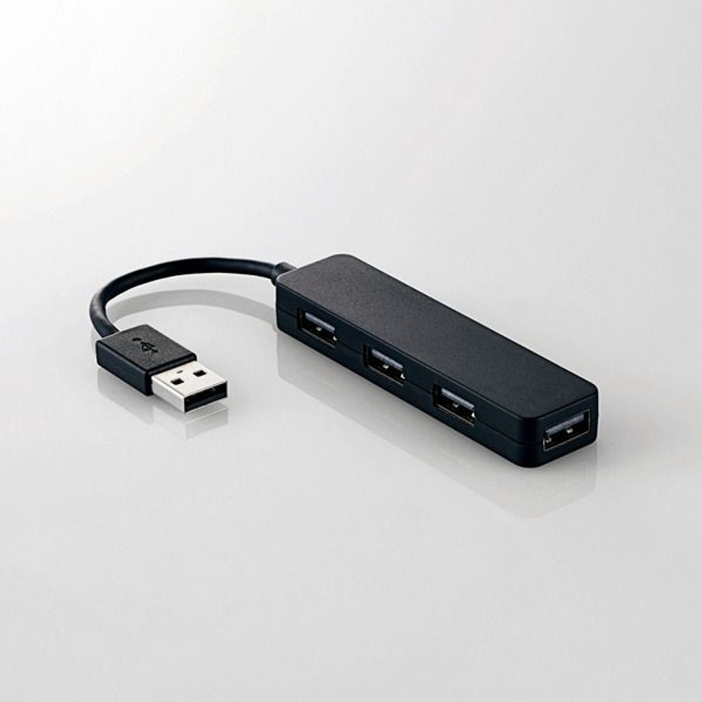 ＵＳＢ2．0ハブＵ2ＨーＳＮ4ＮＢＢＫ, ブラック, 4ポート
